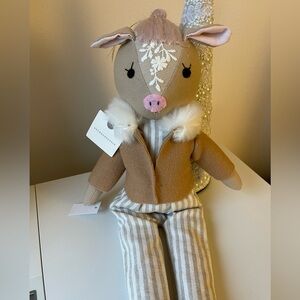 Anthropology Wonderforest Piglet Plush Doll